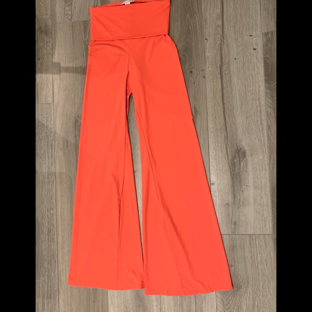 Coral Palazzo Pant.